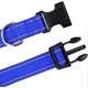 thumbnail image 3 of Collar para perro KAIYANG clásico de nailon reflectante ajustable negro ancho 1,5 cm XS+ M Azul, 3 of 4