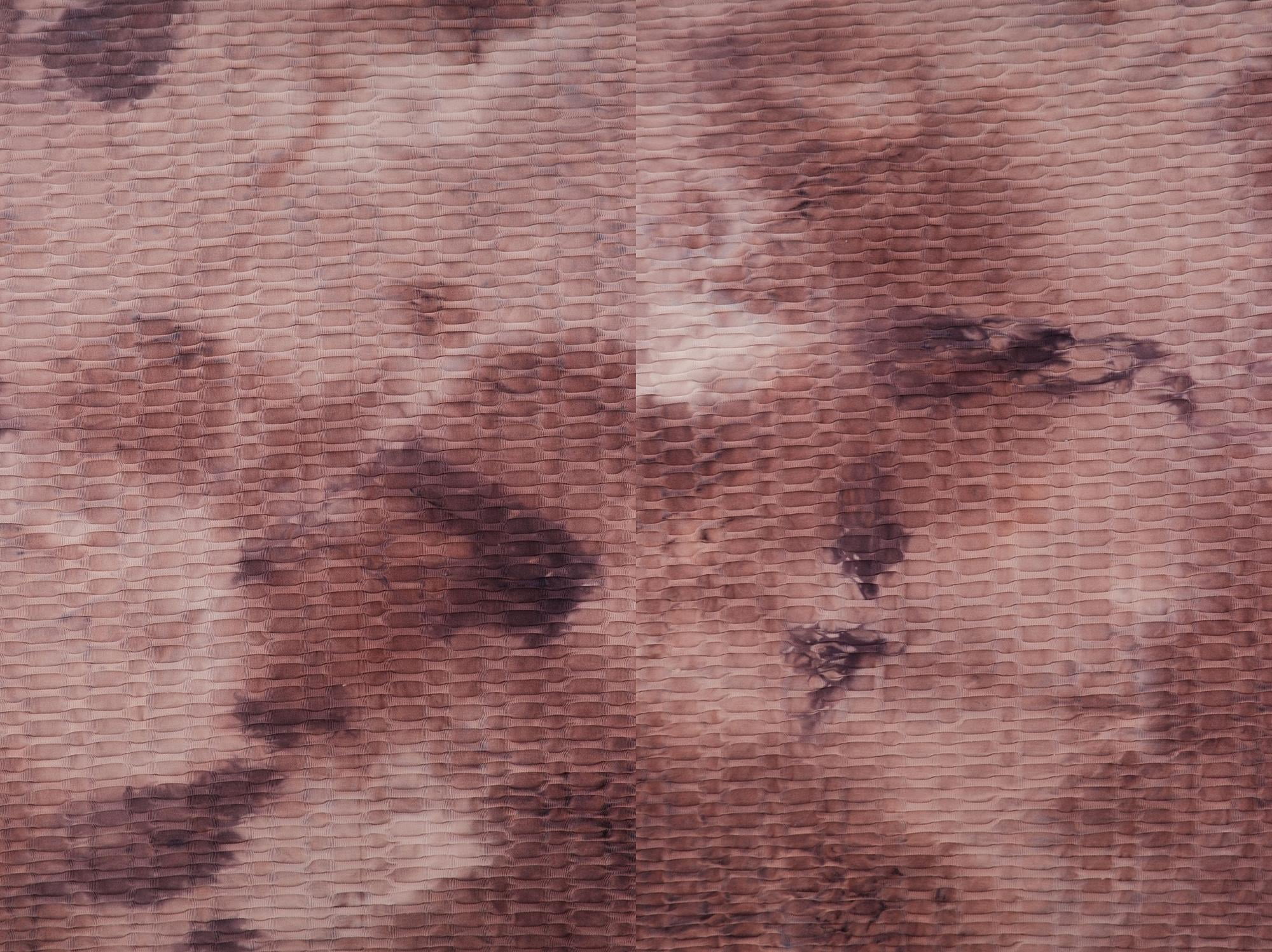 Fabric selection Inc Poly spandex knit real tie dye plum 3