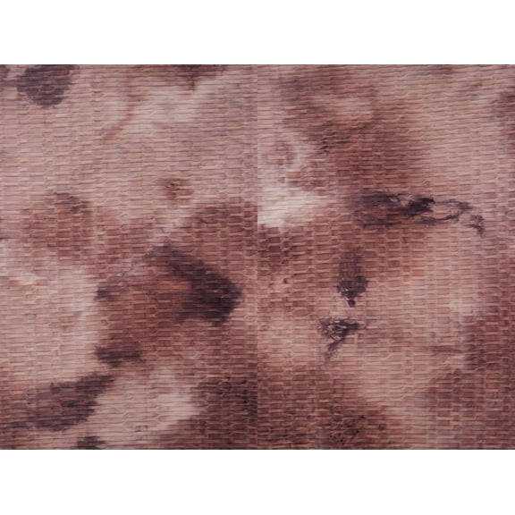 Fabric selection Inc Poly spandex honeycomb knit real tie dye   plum 3 yards Precut Fabric