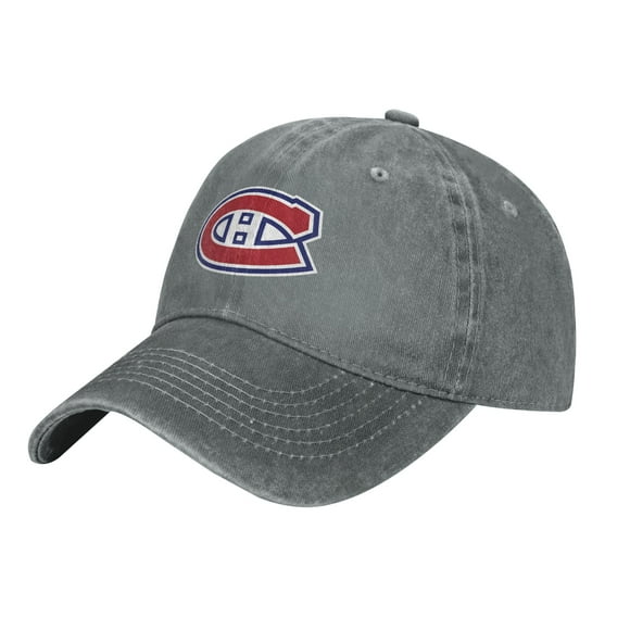 Canadiens de Montréal Chapeau Cowboy Casquette Ajustable en Denim Casquette Baseball Camionneur Casquette Chapeau pour Femmes Hommes