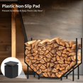 thumbnail image 4 of FT Firewood Rack for Fireplace Fire Wood Holders Wood Storage Heavy Duty Metal Log Rack Outdoor Indoor Adjustable Fire log Rack, 4 of 8