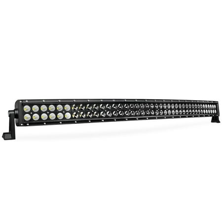 Led Light Bar Nilight 42Inch 240W Curved Spot Flood Combo Led Off Road Lights Super Bright Driving Light Boat Lights Driving Lights LED Work Light,2 Years