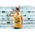 thumbnail image 5 of Goodie Two Sleeves The Golden Girls 'Stay Golden Japan!' Women's Mustard T-Shirt | X-Small Female, 5 of 7