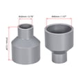 thumbnail image 2 of DWV Reducing Coupling Schedule 40 Gray 1/2-inch x 1-1/4-inch Socket 5Pcs, 2 of 3