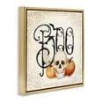 thumbnail image 2 of Stupell Industries Shabby Chic Something Wicked Boo Gold Floating Frame Canvas Art, 25 x 25, by Nicole Tamarin, 2 of 7