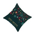 thumbnail image 1 of Inteprter Funda de almohada de decoración navideña para el hogar, funda de cojín de árbol de Papá Noel, adorno de Feliz Navidad, regalo de Navidad Decoración del hogar #8 Inteprter HA000402-08B, 1 of 6