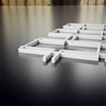 thumbnail image 5 of Ekena Millwork 7 3/8"W x 7 3/8"H x 3/8"T Extra Small Granby Decorative Fretwork Wall Panels in Architectural Grade PVC, 5 of 9