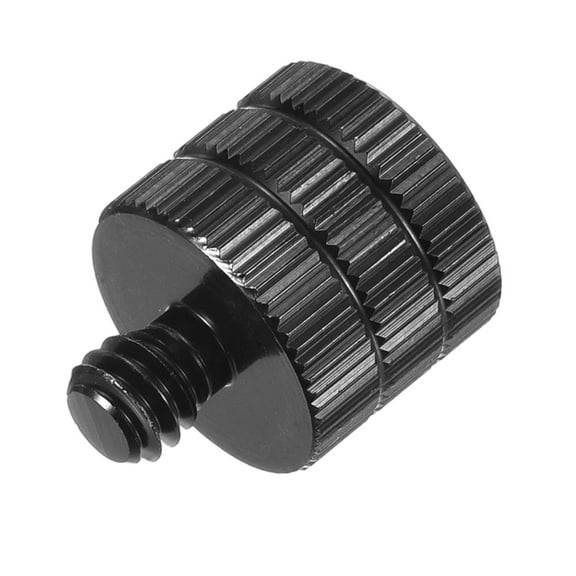 2PCS Mic Stand Adapter, M10 Female to 1/4 Male Screw Thread Adapter for Microphone Stand Mount to Camera Tripod Adapter