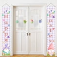 thumbnail image 4 of POLISE Spaces Easter Couplets Banner with Eggs Rabbits, 70.9 Inch Long Spring Festive Door Hanging Decor, Polyester Fabric Party Backdrop for Home Porch Mantel Wall Photo Booth Decoration, 4 of 6