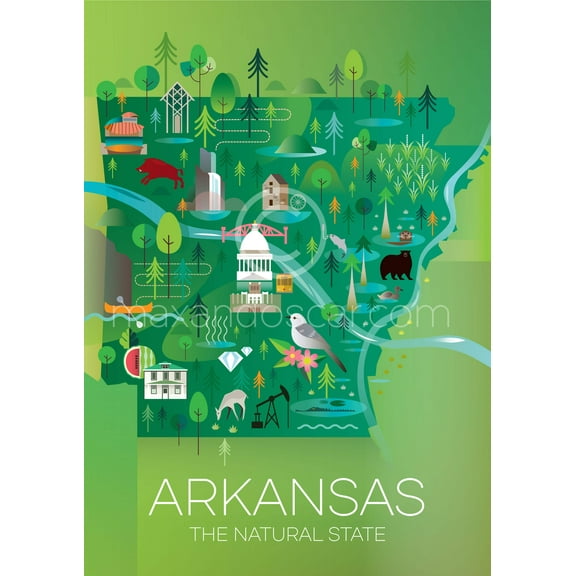 ARKANSAS JIGSAW PUZZLE