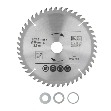 

Feoflen Table Saw Blade Miter Saw Blade Circular Saw Blade Carbide For Woodworking Miter Table Saws Wood Plastic Cutting 8‑1/4in