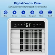 Lcxmtv 12000 BTU Ashare Portable Air Conditioner for Room up to 500 Sq. ft, 3-in-1 Portable AC Unit with Cool, Dehumidifier & Fan, Backlit Remote, 24H Timer, Auto & Sleep Mode