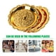 thumbnail image 5 of BRIGHTFUFU Frutas de 6 piezas para servir platos nueces bocadillos de dulces para servir plato de metal vintage bandejas para servir, 5 of 7
