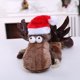 thumbnail image 4 of Wosthever Sombrero transpirable para mascotas, gorros de Papá Noel, gorros de Navidad de invierno no tejidos, adornos hechos a mano DIY, suministros de Kits de decoración para fiestas Wosthever HA069647-00, 4 of 6
