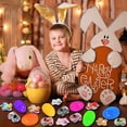 thumbnail image 5 of Eqslft Easter Eggs with Sticky Stretchy Toys Inside –12 Pack Filled Easter Eggs, Assorted Easter Elements, Surprise Party Favors for Kids, Egg Hunt, Easter Basket Stuffers, 5 of 6