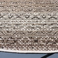 thumbnail image 6 of Safavieh Havana Flora Striped Indoor/Outdoor Area Rug, Light Brown/Ivory, 6'7" x 6'7" Round, 6 of 12