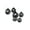Silver, variant on Serene Spaces Living Decorative Antique Platinum Mercury Glass Ball Ornament for Holiday Décor, Set of 6