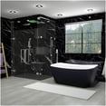 thumbnail image 2 of Transolid Twk604896-H Titan 96" High X 60" Wide X 48" Deep Matte Honed Shower Wall Kit -, 2 of 7