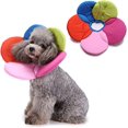 thumbnail image 1 of HTOOQ Flower Shapes Soft Pet Cone Recovery Collar for Dogs Cats After Injury, Neck Cover Avoiding Scratch The Wound to Heal Faster, Convenient Adjustable E-Collar, 1 of 6