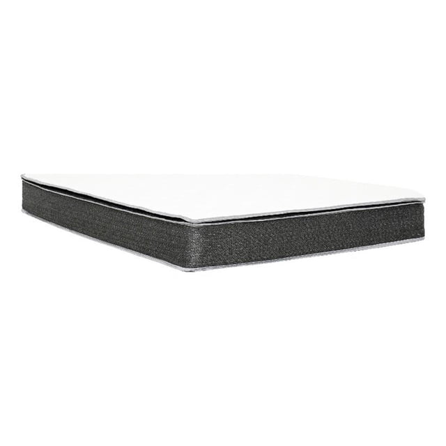 Pemberly Row Matelas Hybride à Ressorts Ensachés à Plateau-Coussin de 10 Pouces - Tissu Gris