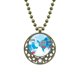 thumbnail image 1 of Diagrama vectorial viaje Silk Road Map Colgante Estrella Collar Luna Cadena Joyas Unbranded M, 1 of 3