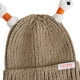 thumbnail image 5 of Gorro de punto CUTICAT cálido Cómodo Lindo para Adultos y niños caqui, 5 of 8