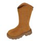 thumbnail image 2 of Zapatos De Ante Para Niños Botas altas de invierno para niñas, estilo casual, de media caña, para uso diario, talla 35, color marrón, paquete de 2 unidades Rkxzt, 2 of 9