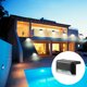 thumbnail image 4 of Luces solares para terraza, iluminación de paisaje exterior, para escalones, patio, blanco brillante, paquete de 4, 4 of 5