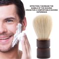 thumbnail image 1 of Plumero para Cortar el Cabello Cepillo de Limpieza para Cortar el Cabello Cepillo Portátil para Barba para Hombres Cepillo de Afeitar con de Madera para Uso en ANGGREK  Otros, 1 of 8