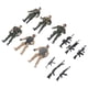 thumbnail image 1 of Modelos de soldados pequeños Figuras de personas Juguetes para niños Figuras de campos de batalla Pequeñas miniaturas Figuras de acción Plástico Niño, 1 of 6