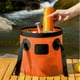 thumbnail image 1 of Cubo de pesca plegable de gran capacidad para acampar y guardar en el coche. Lavabo portátil de 10 l con asa para remojo al aire libre y transporte de agua. Aestivo | Naranja | AESTIVO, 1 of 7