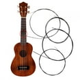 thumbnail image 2 of Juego de 5 accesorios de repuesto de cuerdas de ukelele de nailon negro para ukelele U102, 2 of 8