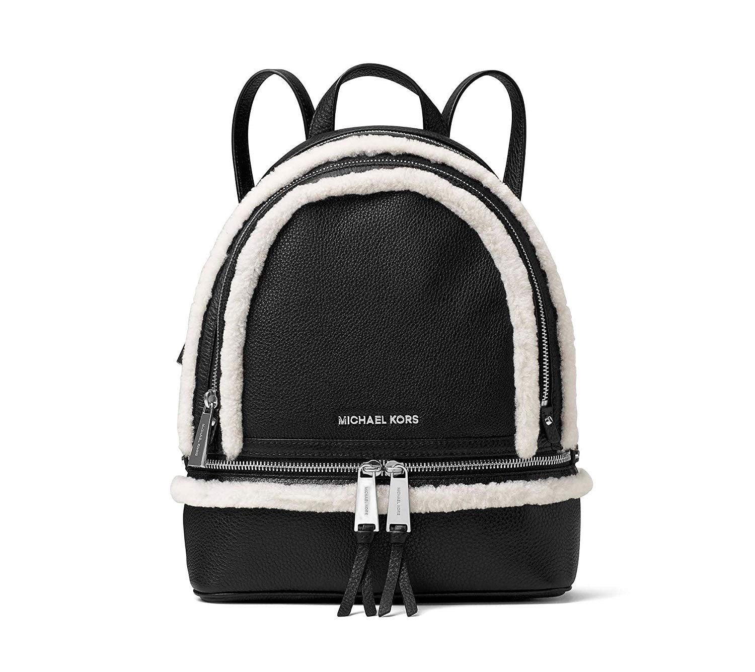 black fur backpack