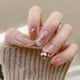 thumbnail image 1 of 24 juegos de uñas falsas con pegamento Uñas largas manicura francesa manicura diseño de uñas extendidas arte de uñas Gao Jiahui unisex, 1 of 2