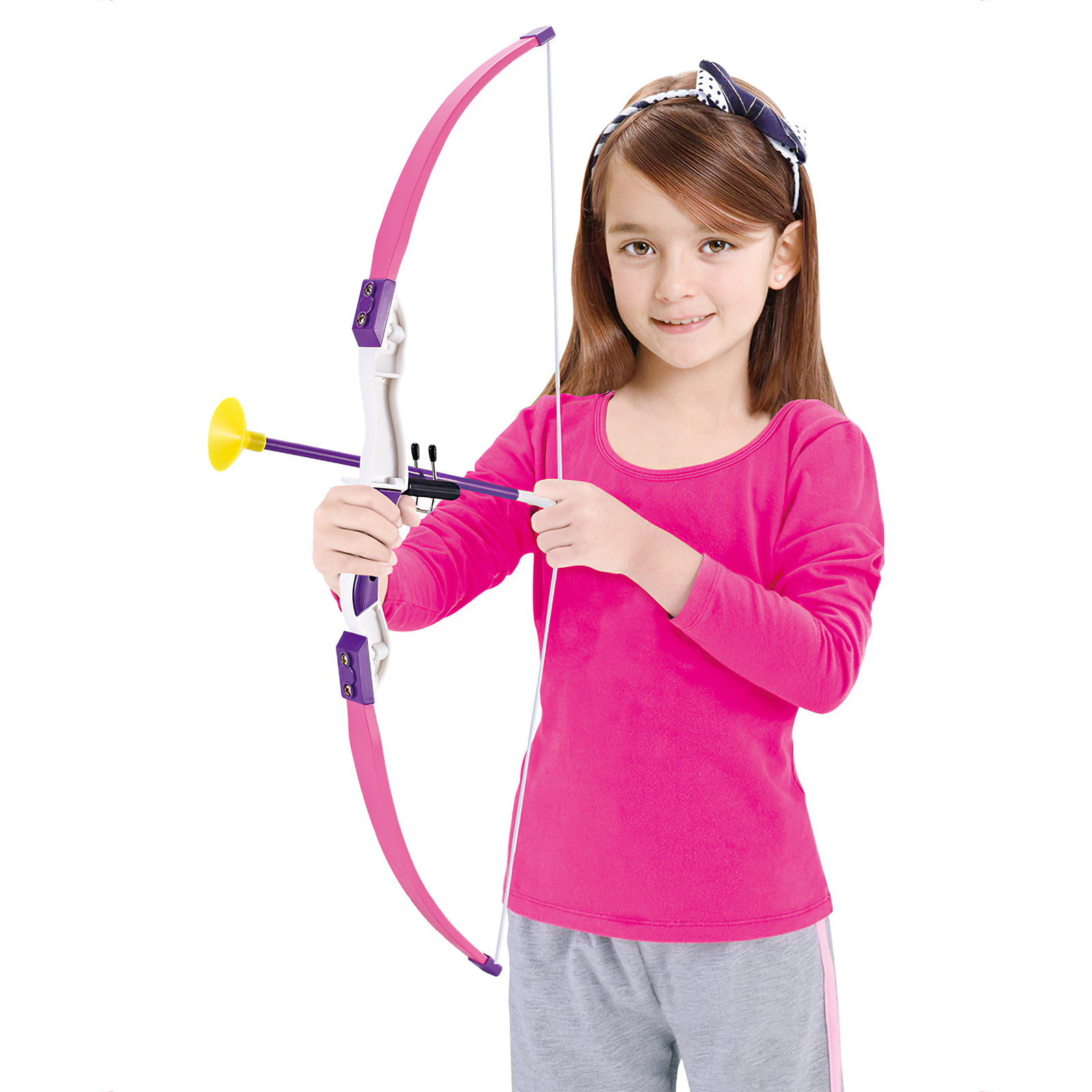 OZ Kids Shooting Real Crossbow Archery Set Bow & Arrow Real Action pistol gun 