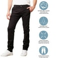 thumbnail image 2 of Mens Slim Fit Cotton Stretch Chino Pants (3-Pack), 2 of 4