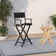 thumbnail image 2 of Silla Director's Home Casual Home con estructura negra/lona negra, 2 of 8