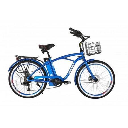 x-Treme Newport ELITE Max 36 Volt Step-Throug, Long Range Electric Beach Cruiser Bicycle, Metallic Blue x-Treme Newport ELITE Max 36 Volt Step-Throug, Long Range Electric Beach Cruiser Bicycle, Metallic Blue