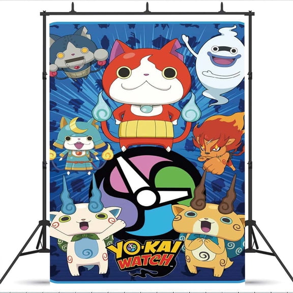 Yokai Watch Backdrop school Taspestry Wall Decor Banner Party Supplies Poster Birthday Decorations Background for Photography Taspestry