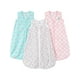thumbnail image 1 of Mantas para bebé tipo poncho Simple Joys by Carter's para niñas, paquete de 3, 1 of 1