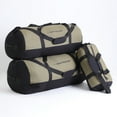 thumbnail image 3 of (2 pack) WHITEDUCK FILIOS Canvas Duffle Bag Waterproof 42"x20" (Olive & Black) Travel/Sports/Weekender Bag, 3 of 5