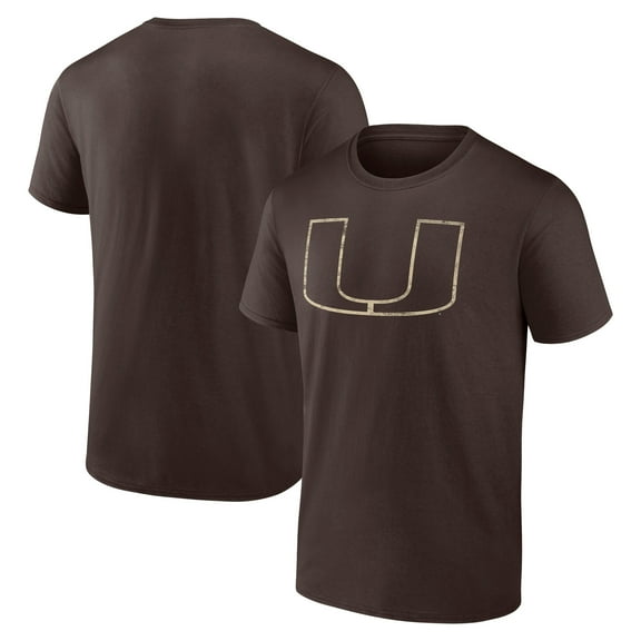 Men's Fanatics Brown Miami Hurricanes Express T-Shirt