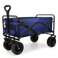 thumbnail image 4 of XL Collapsible Foldable Wagon, Beach Cart Large Capacity, Heavy Duty Folding Wagon Portable, Collapsible Wagon for Sports, Shopping, Camping, 35.5" x 22.25" x 30.75", 4 of 7