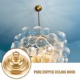 thumbnail image 3 of HONMEET 1 Set 2 Canopies Ceiling Lamp Canopy Copper Golden Elegant Design Designers, 3 of 8