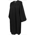 thumbnail image 4 of Toga de graduación unisex negra mate para escuela secundaria, toga de coro para iglesia, toga de juez, disfraz de Halloween, 4 of 5