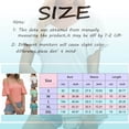 thumbnail image 3 of Womens Tops Shirts Solid Color Summer Casual V Neck Ruffle Short Sleeve Loose Fit Flowy Plain Tees Blouses White M, 3 of 8