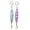 Blue Pink Zebra, variant on Seafloor Control Tiny Spunky Lightweight Metal Jig with Assist Hooks