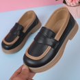 thumbnail image 4 of NOKIO Girl's Loafers Slip On Round Toe Oxford Shoes Flats Church School Uniform Dress Shoes for Girls (Toddler/Little Kid/Big Kid Children Shoes Heel Platform Shoes Children Princess Shoes, 4 of 6