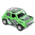 thumbnail image 5 of 1:36 Mini Coche Modelo Graffiti Pull Back Coche Sonido Luz Batería Vehículos Niño RegaloVerde, 5 of 5