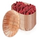 thumbnail image 2 of 12 Pack Plastic Oval Basket, Empty Bread Basket Food Storage Basket Bulk,Plastic Wicker Baskets Bin, 2 of 5